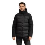 Karl Lagerfeld Hooded Jacket Erkek Şişme Mont, Siyah, 52 Beden