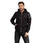 Karl Lagerfeld Hoody Jacket Erkek Kapüşonlu Sweatshirt, Siyah, M Beden