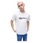 Karl Lagerfeld Jeans Bisiklet Yaka T-Shirt, M, 5003163429, Beyaz, Erkek