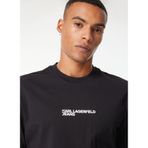 Karl Lagerfeld Jeans Bisiklet Yaka T-Shirt, S, 5003163443, Siyah, Erkek