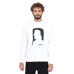 Karl Lagerfeld Jeans Dik Yaka Sweatshirt, XL, 5003218294, Beyaz, erkek