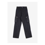 Karl Lagerfeld Jeans Düz Paça Siyah Erkek Kargo Pantolon 245D1002_KLJ MIX MATERIAL UTILITY P