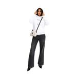 Karl Lagerfeld Jeans Kapüşon Yaka Baskılı Sweatshırt, M, 5003185520, Beyaz, kadın