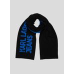 Karl Lagerfeld Jeans Siyah Erkek Atkı 236D3301_KNITTED LOGO SCARF