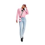 Karl Lagerfeld Jeans Yüksek Bel Düz Paça Straight Açık Mavi Denim Pantolon, 25, 5003185484, Açık Mavi, Kadın