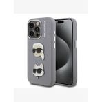 Karl Lagerfeld K & C Heads Pin iPhone 15 Pro Max Kılıf