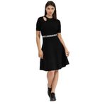 Karl Lagerfeld Kadın Elbise,Black L,8720744764045
