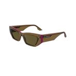Karl Lagerfeld KL 6160S 210 54 Dikdörtgen Şeffaf Kahverengi Kemik Unisex Güneş Gözlüğü