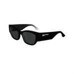 Karl Lagerfeld KL 6168S 001 52 Kare Siyah Kemik Unisex Güneş Gözlüğü