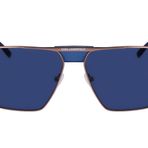 Karl Lagerfeld KL350S Paris 58/13/140 Pilot Mat Amber Altın Erkek Güneş Gözlüğü