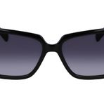 Karl Lagerfeld KL6140S Paris 53/17/140 Dikdörtgen Siyah Kadın Güneş Gözlüğü