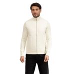Karl Lagerfeld Knit Zip Jacket Erkek Mont, Krem, L Beden