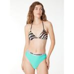 Karl Lagerfeld Logo high waist bikini alt parça, Florida Keys Green, M