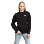 Karl Lagerfeld Logo Kadın Bisiklet Yaka Sweatshirt,Siyah Xs,8720744376576