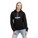 Karl Lagerfeld Logo Kadın Kapüşonlu Sweatshirt,Siyah Xs