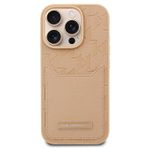 Karl Lagerfeld Monogram iPhone 16 Pro Kartlıklı Kılıf