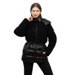 KARL LAGERFELD Mont , M, Shearling, Siyah, Kadın