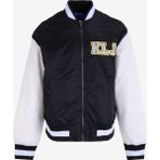 Karl Lagerfeld Siyah - Beyaz Erkek Mont 245D1502_KLJ Logo Bomber