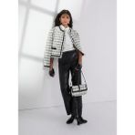 Karl Lagerfeld Standart Siyah - Beyaz Kadın Ceket A3W14038 - M