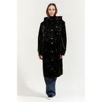 Karl Lagerfeld Transformable Coat Kadın Mont, Siyah, M Beden