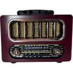 Karleader Radyo Eski Görünümlü Pilli Bluetoothlu Fm Sw Am Kanallı Müzik Çalar