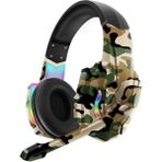Karler G9600 RGB Kamuflaj Turuncu Işıklı Oyuncu Kulaklığı