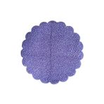 Karlı Organze Hazır Kesilmiş Tül 18 Cm - 100 Adet Lila