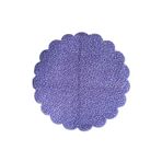 Karlı Organze Hazır Kesilmiş Tül 24 CM - 100 Adet Lila