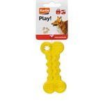 Karlie 10x4x1.5 Sarı Köpekler için Plastik Diş Kaşıma Kemik Şeklinde Oyuncak
