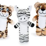 Karlie 23 cm Beyaz-Siyah Zebra Peluş Oyuncak