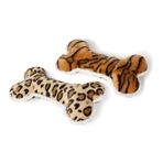 Karlie 30 cm Kaplan Desenli Peluş Kemik