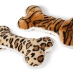 Karlie 30 cm Peluş Kaplan Kemik Desenli Köpek Oyuncağı