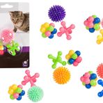 Karlie 4 cm 3'lü Kauçuk Kedi Oyuncakları