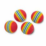 Karlie 4'lü 4 cm Plastik Top Oyuncak