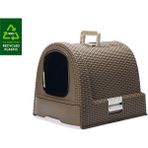 Karlie 51x38.5 Kahverengi Plastik Kedi Tuvaleti