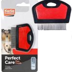 Karlie 6x7 cm Kırmızı Siyah Kedi ve Köpek Pire Tarağı
