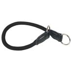 Karlie Siyah 40x1.2 cm Suni Deri Eğitim Tasma