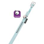 Karlie Xs 30 cm-11 mm Açık Mavi Deri Taşlı Kedi Tasması