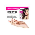 Karline A Manikür Seti Keratinli , Cilt Yenileyici / El Bakım Maskesi Tek Kullanımlık ( 9 Parça )