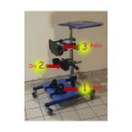 Karma Grup Ortopedi Ayakta Durma Masası / Sehpası ( Standing Table ) - XL - Mavi
