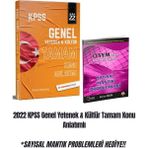 Karma Kitaplar 2022 Kpss Genel Yetenek & Kültür Tamam Konu Anlatımlı *sayısal Mantık Problemleri Hediye!!