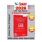 Karma Kitaplar Sınav Yayınları LGS 2021-2022-2023-2024-2025 Tıpkı Basım Son 5 Yıl Çıkmış Soru Kitapçıkları