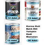 Karma Koli Balık Etli Yetişkin Kedi Maması 36 Adet
