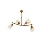 Karma Modern Avize E27 48w 60x36cm Metal Eskitme Avonni-av-1836-4e-ym Kaplama
