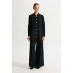 Karma T26Y-7005 Mıssdalıda Düz Renk Triko Pant. Etek - Black