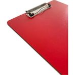 KarmaOfis A4 Kırmızı Ahşap Sekreterlik 3 mm Kalınlıkta 22x31 cm Ölçülerle Dayanıklı