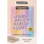 KarmaOfis A4 Sekreterlik – Gökkuşağı (Every Day Is A Fresh Start)