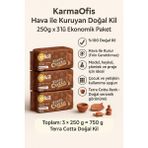 KarmaOfis Terra Cotta Doğal Kil Hamuru 3x250gr–Hava ile Kuruyan Seramik Hamur | El Sanatları, Dekor, Modelleme