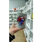 karmaşık hobi evi Örümcek Adam Figürlü Boyanabilir Kalemlik Seti (6 Renk Boya + Fırça) – 13x9 cm Dekoratif Hobi Objesi