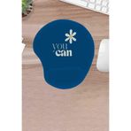 KARMAT Damla, Mavi, You Can, Bilek Destekli, Konforlu, Ergonomik Mousepad, Bilgisayar laptop aksesuarı Mavi-